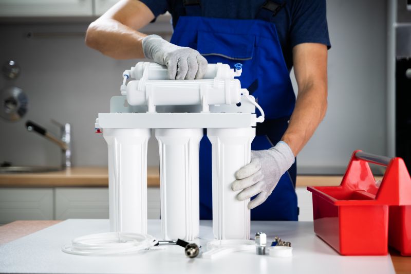 Softener System Being Installed